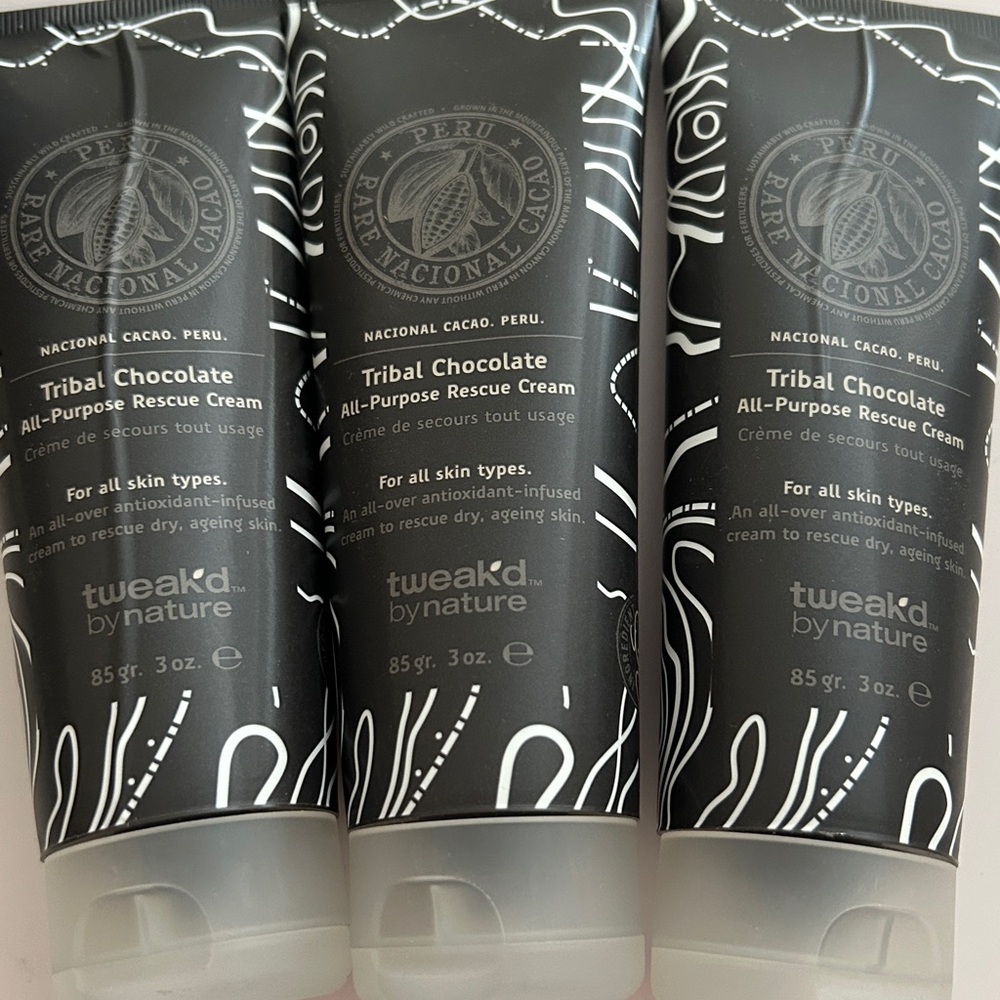 Tweak’d Tribal Chocolate All-Purpose Rescue Cream TRIO | 3 oz. each | SEALED